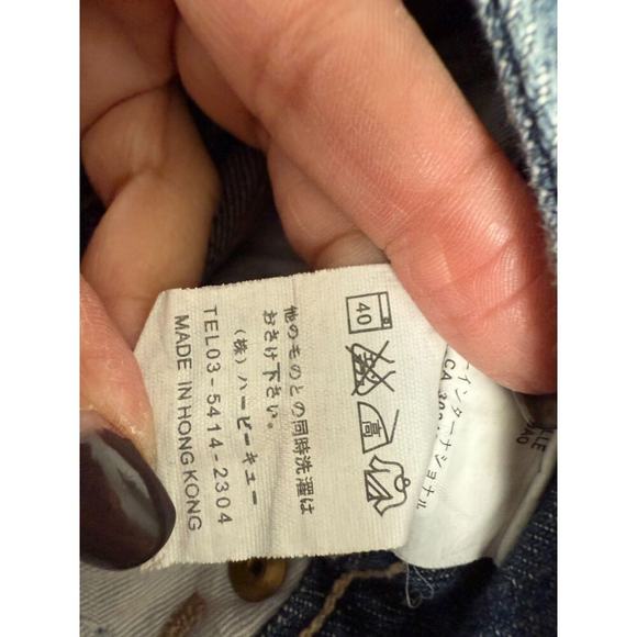 Vtg Womens‎ Replay Low Rise Grommet Pockets Skinny Straight Jeans 29x32(30x28)* - Picture 9 of 9